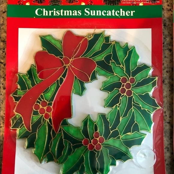 🎄 NIB VINTAGE Christmas Window sun catchers 🎄 - Picture 2 of 7